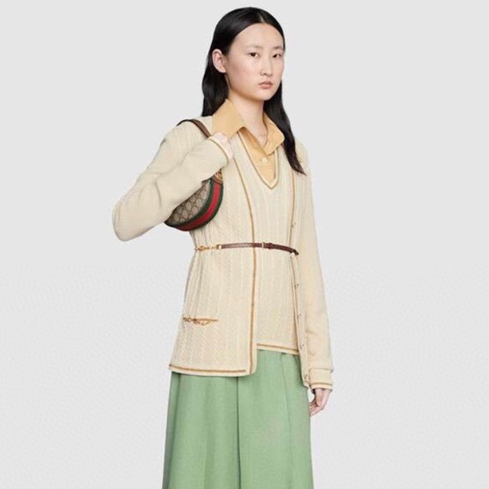 グッチレディースベージュオフィディアホーボーu1151