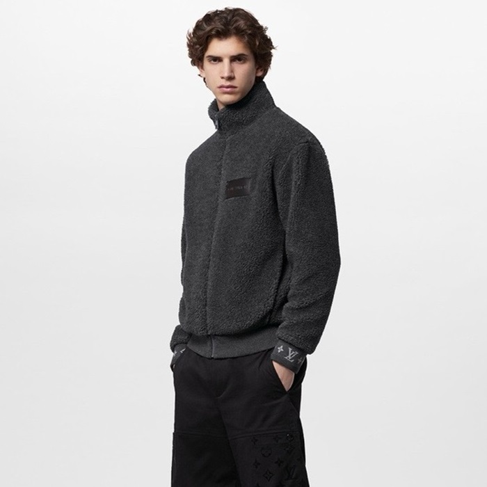 ルイヴィトンメンズブラックジャケットv2082