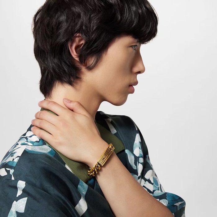 ルイヴィトンメンズゴールドブレスレットc723