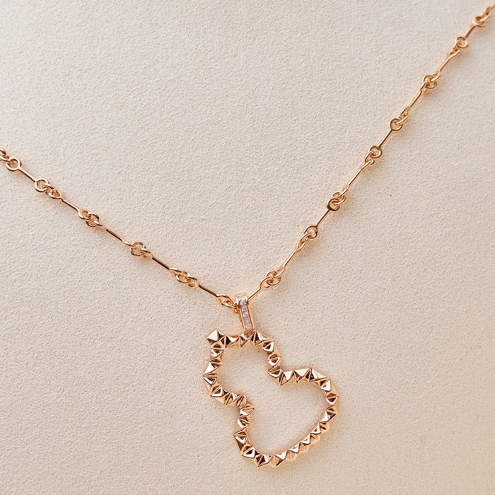 キューリンレディースゴールドネックレスc736