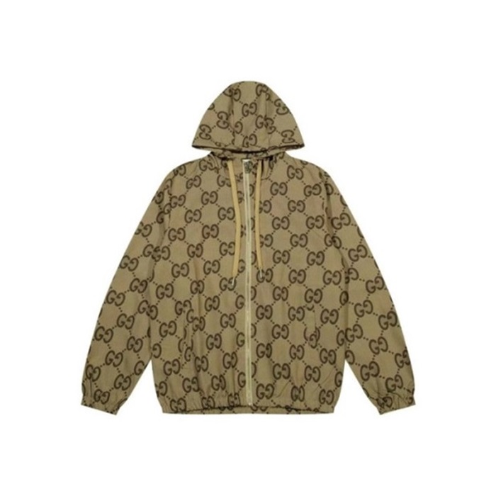 グッチメンズカジュアルキャメルジャケットu1162