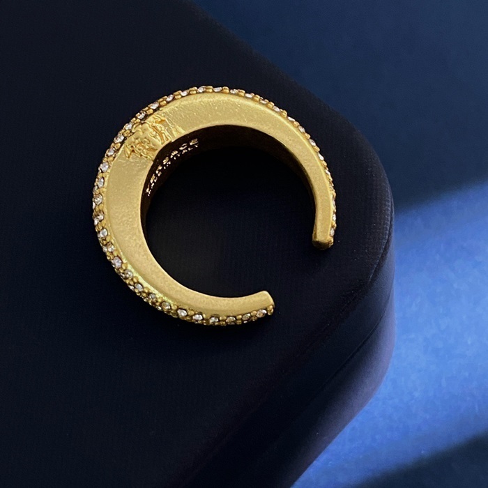 ヴェルサーチェレディースイエローゴールドリングc742