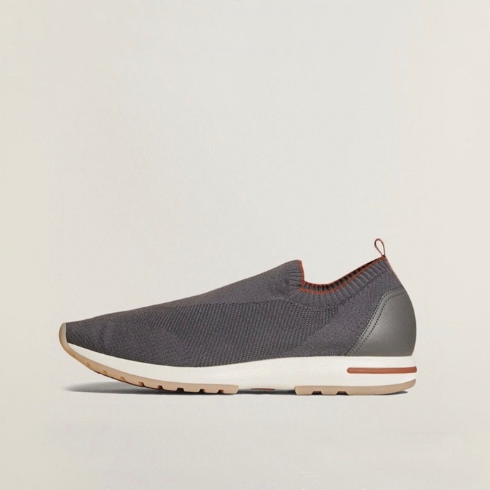 ロロピアーナメンズブラウンスニーカーp48