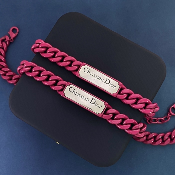 ディオールレディースホワイトゴールドブレスレットc757