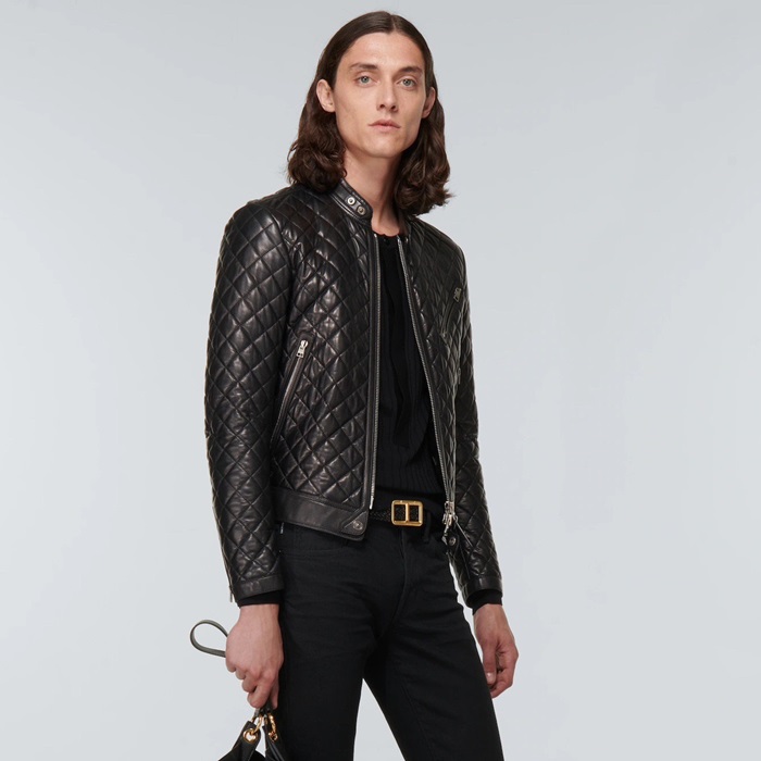 トムフォードメンズカジュアルブラックジャケットa01