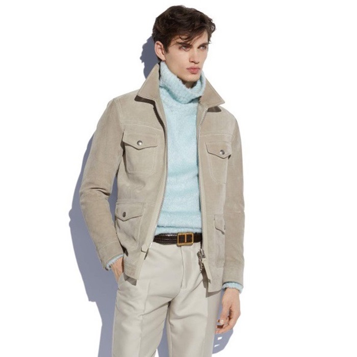 トムフォードメンズカジュアルグレージャケットa04