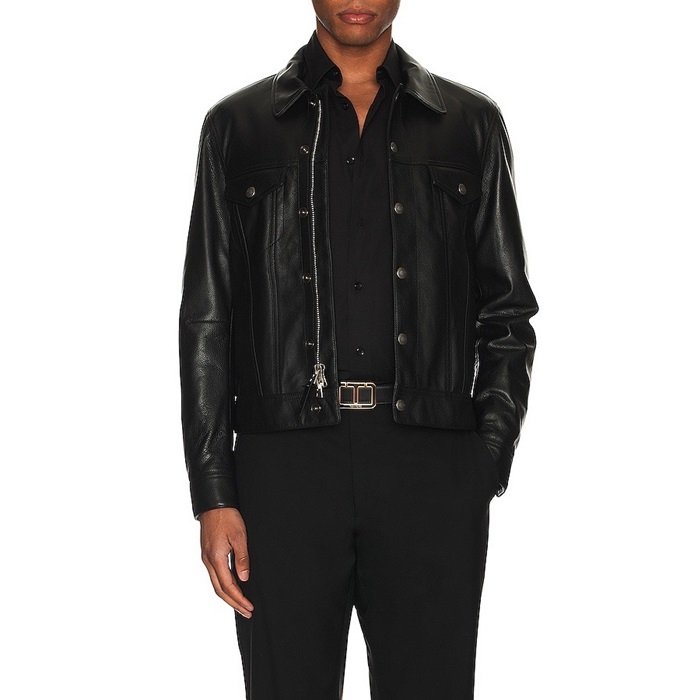 トムフォードメンズカジュアルブラックジャケットa06