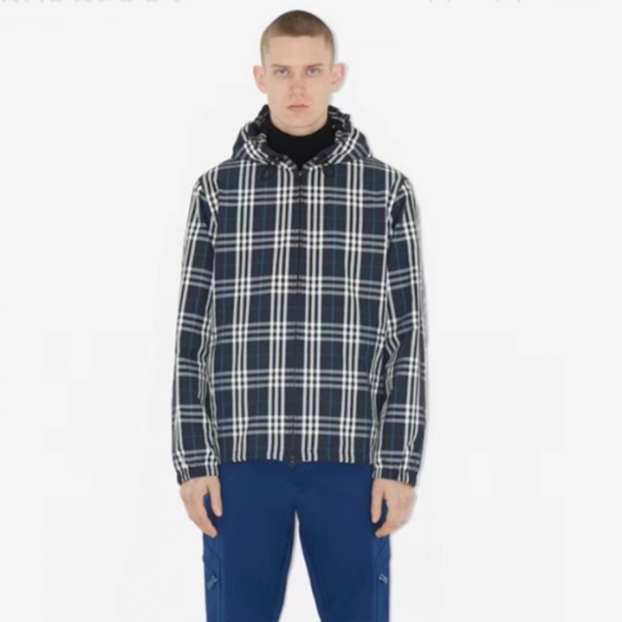 バーバリーメンズモダンネイビージャケットu363