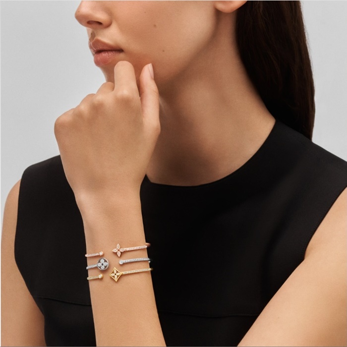 ルイヴィトンレディースゴールドブレスレットc767