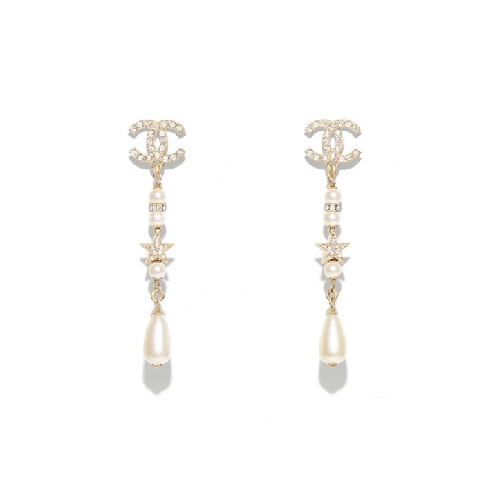 シャネルレディースゴールドピアスc778