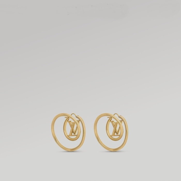 ルイヴィトンレディースゴールドピアスc849