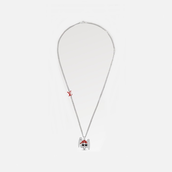 ルイヴィトンユニセックスゴールドネックレスc853