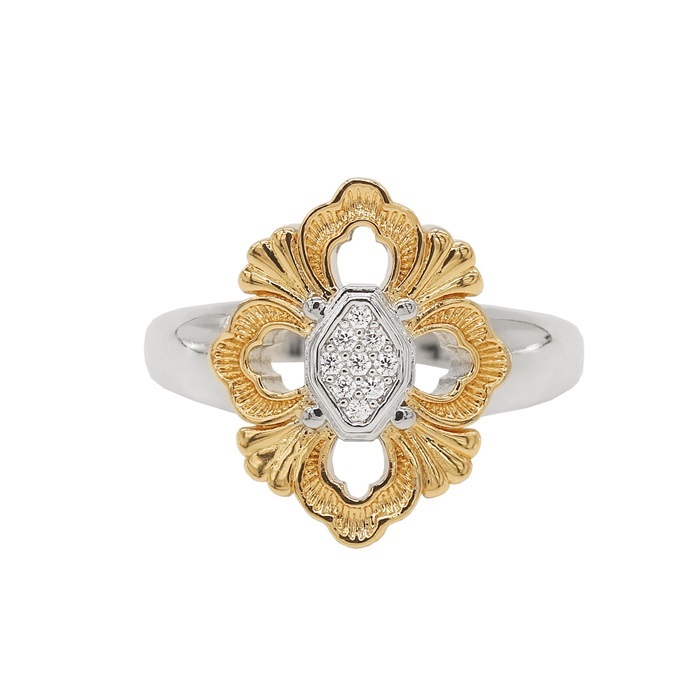 ブチェラッティレディースゴールドリングc860