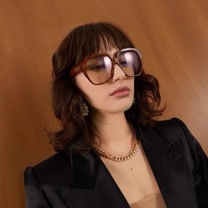 グッチレディースイエローゴールドネックレス-c866