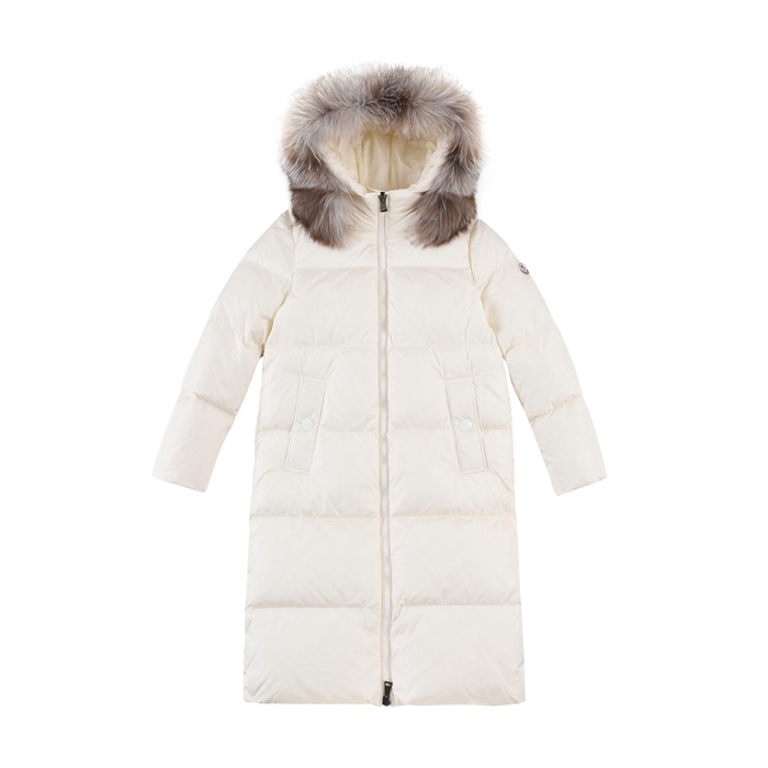 モンクレールレディースホワイトロングパディングa30