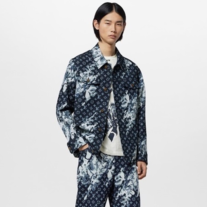ルイヴィトンメンズブルージャケットa35