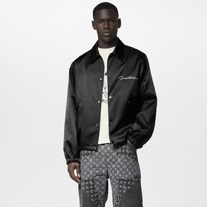 ルイヴィトンメンズブラックジャケットa43