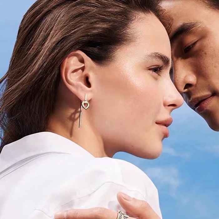 フレッドメンズローズゴールドピアスc911