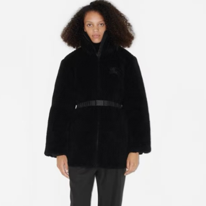 バーバリーレディースブラックジャケットu367