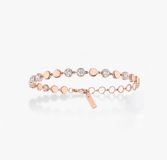 メシカレディースゴールドブレスレットc921