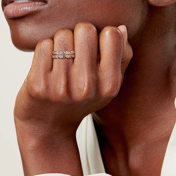 ティファニーレディースゴールドリングc952