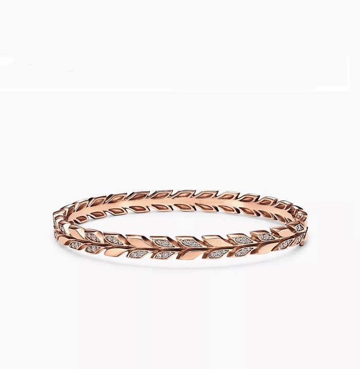 ティファニーレディースゴールドブレスレットc978