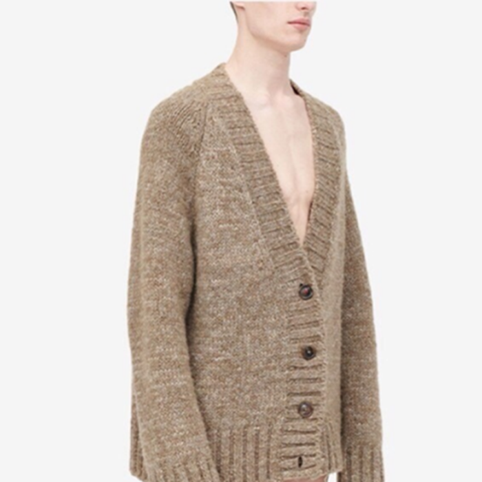 メゾンマルジェラメンズキャメルカーディガンi246