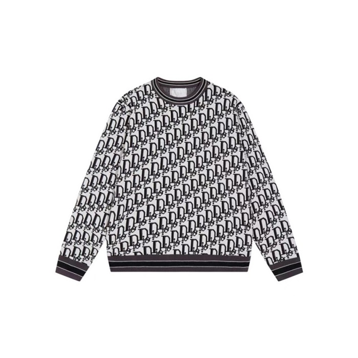 ディオールメンズブラッククルーネックニットi900