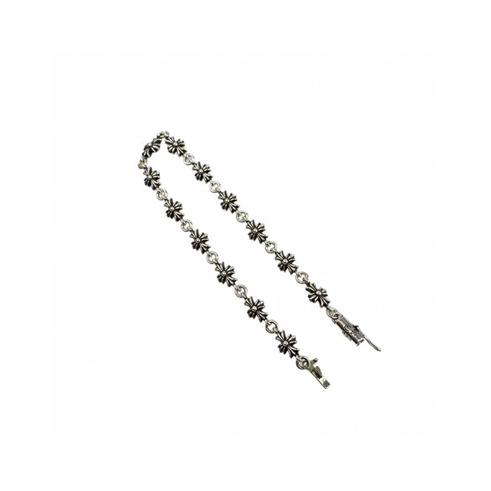 クロムハーツユニセックスシルバーブレスレットc1112