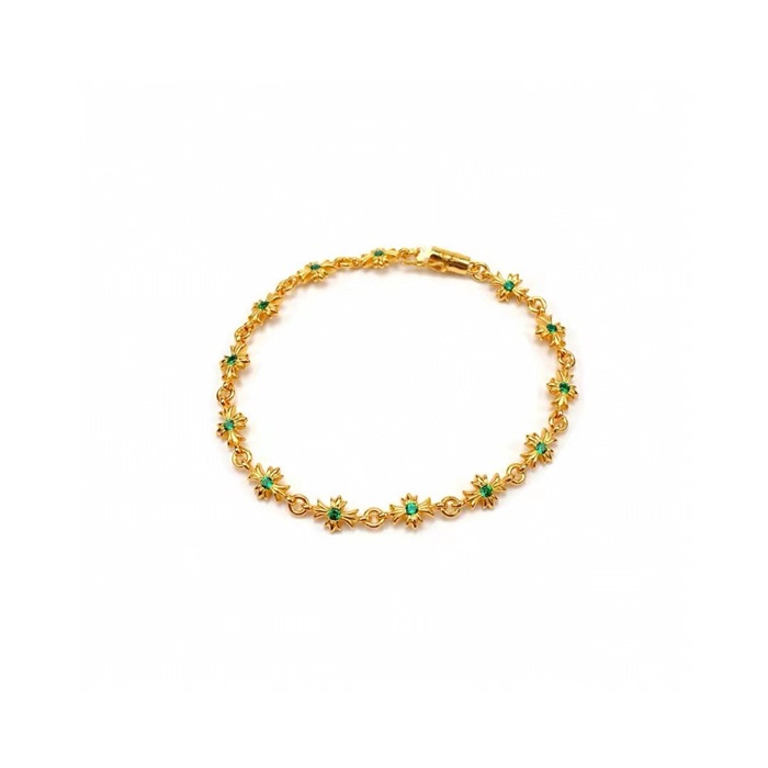 クロムハーツユニセックスゴールドブレスレットc1113