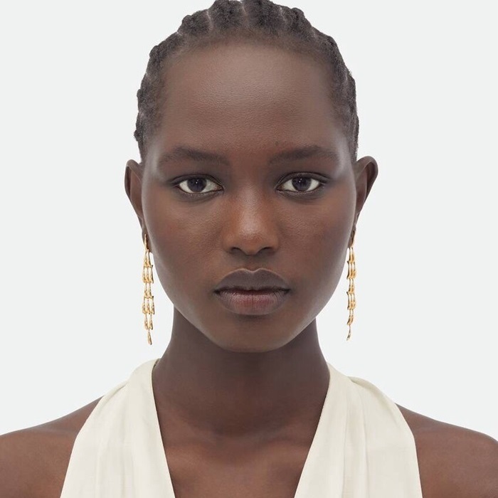 ボッテガヴェネタレディースゴールドピアスc1124