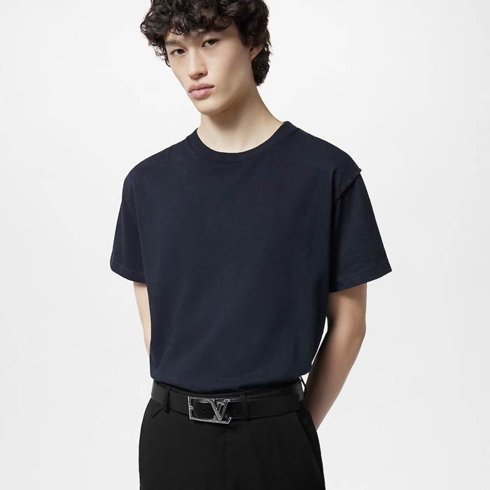 ルイヴィトンメンズブラックベルトa23