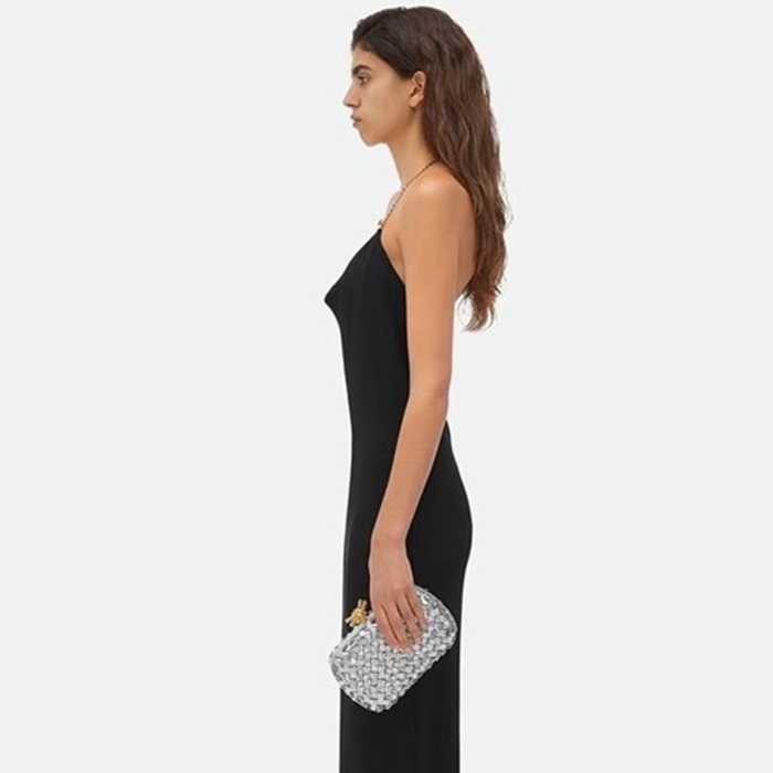 ボッテガヴェネタレディースシルバーパウチa20