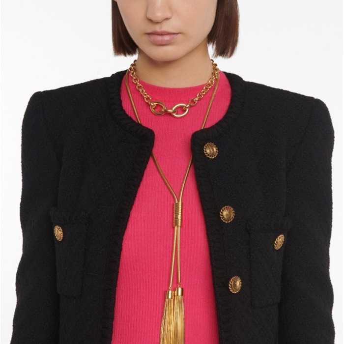 サンローランレディースゴールドネックレスc1135