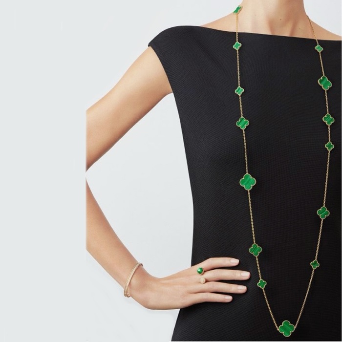 ヴァンクリーフ＆アーペルレディースゴールドネックレスc1140