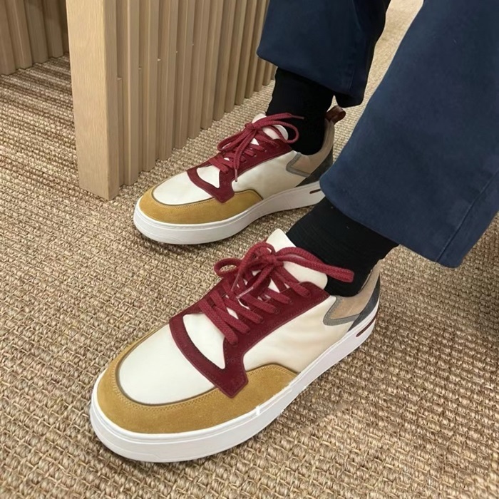 ロロピアーナメンズイエロースニーカーh32