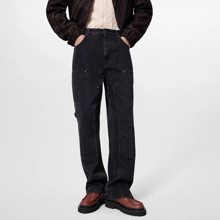ルイヴィトンメンズモノグラムジーンズl70