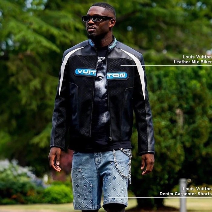 ルイヴィトンメンズブラックジャケットl125