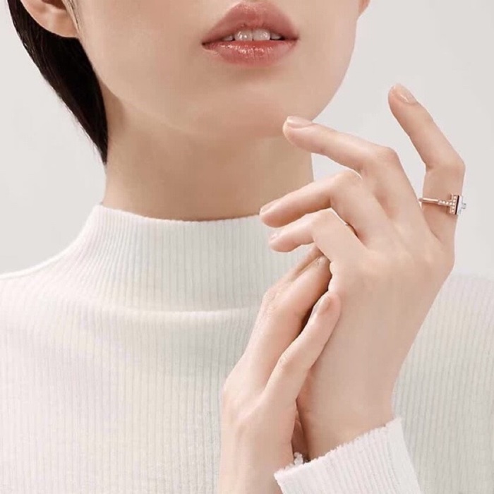 ティファニーレディースゴールドリングc1224