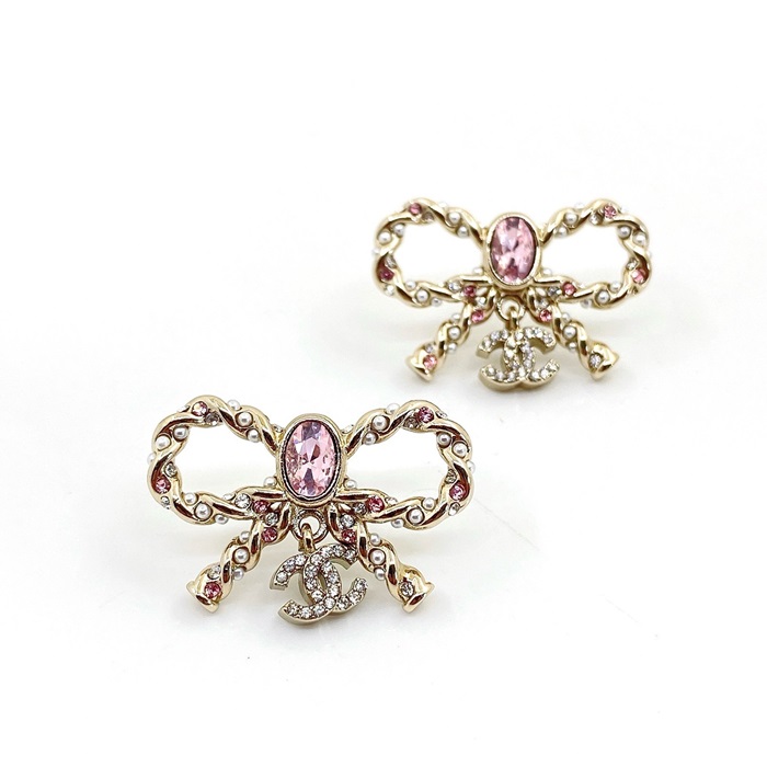 シャネルレディースゴールドピアスc1244