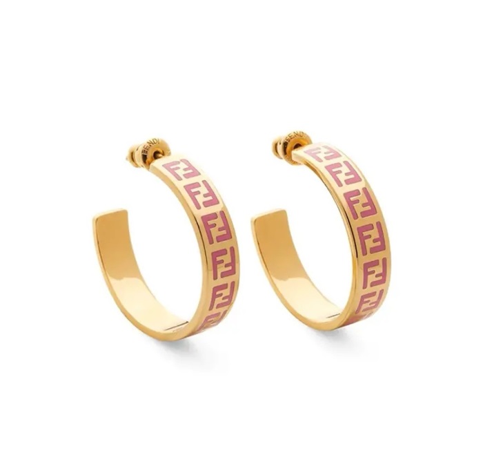 ェンディレディースイエローゴールドピアス-c1256