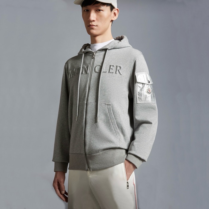 モンクレールメンズグレーフーディl142