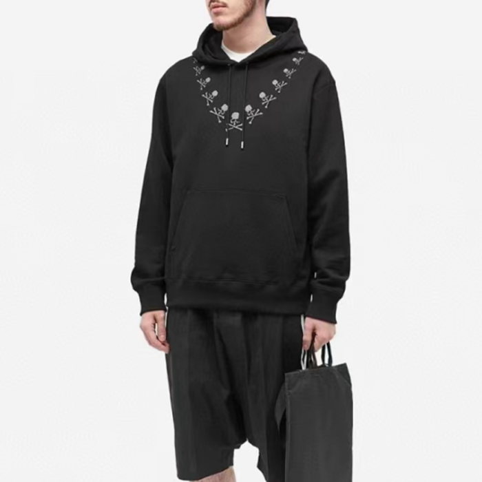 マスターマインドメンズブラックフーディs137