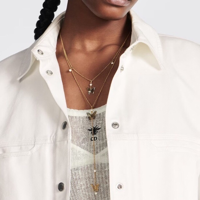 ディオールレディースゴールドネックレスc1311