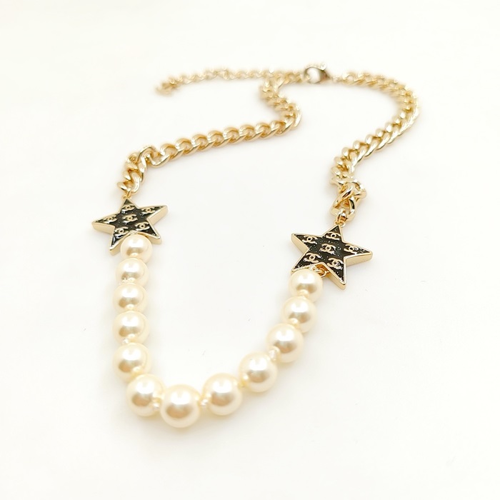 シャネルレディースゴールドネックレスc1312