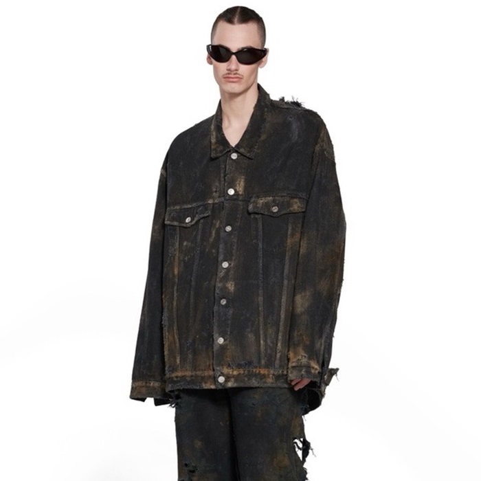 バレンシアガメンズブラックジャケットc02