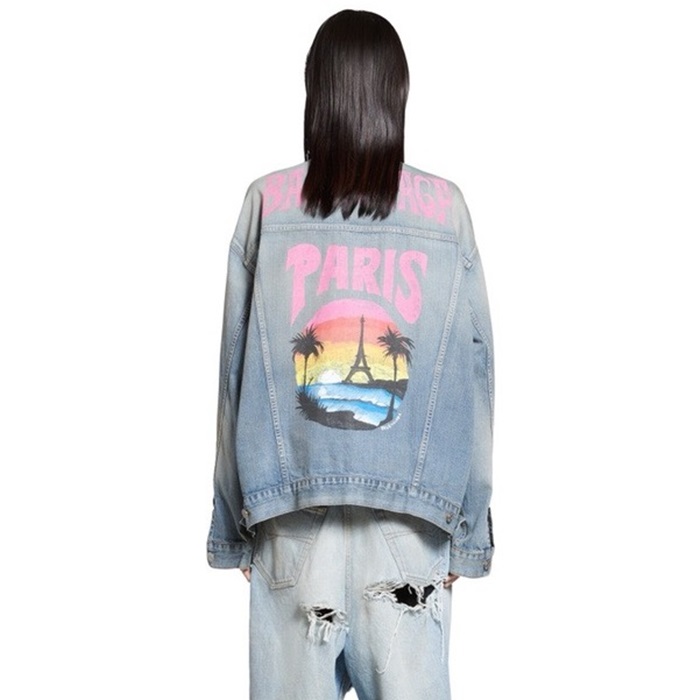 バレンシアガレディースブルージャケットc06