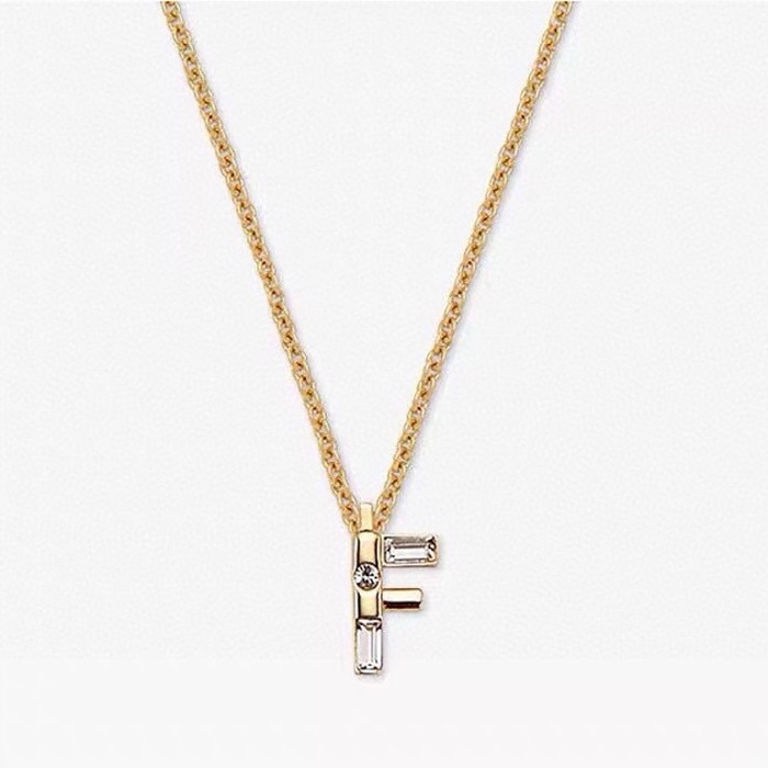 ェンディレディースイエローゴールドネックレス-c1331