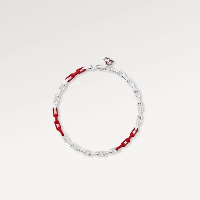 ルイヴィトンユニセックスゴールドネックレスc1342