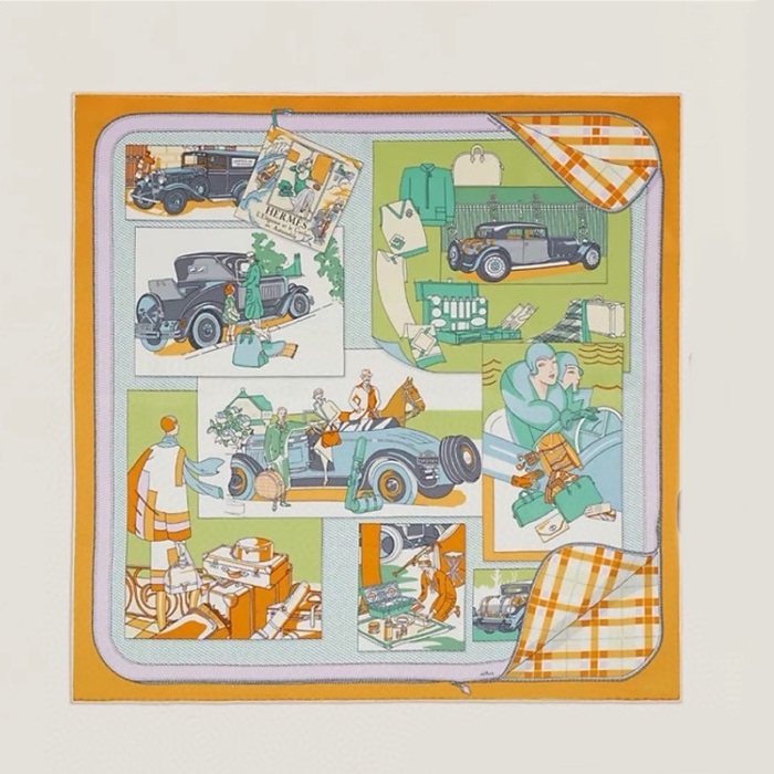 エルメスレディースオレンジニットc1357